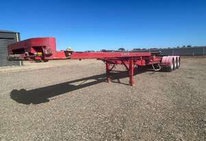 2010 MaxiTrans 6 m Tri/A B-Double Lead Retractable Skel Trailer