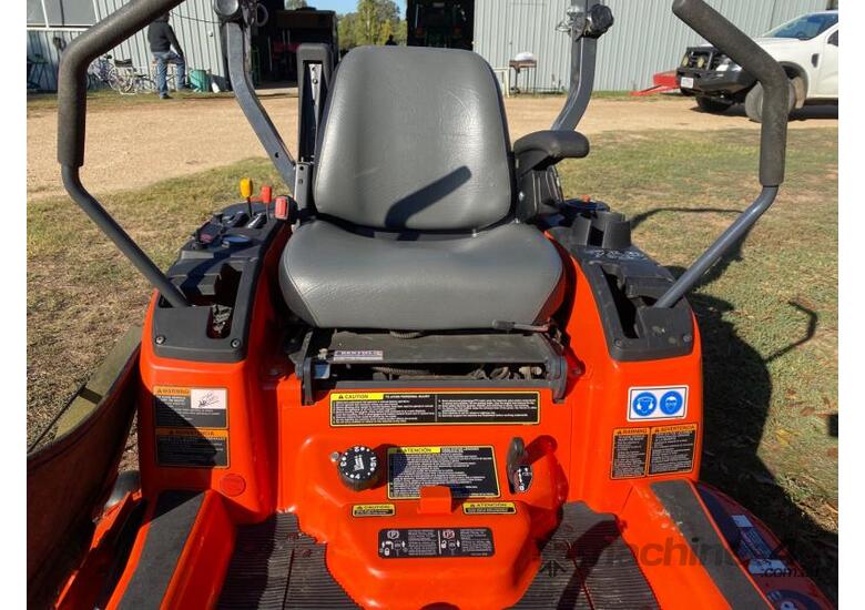 caption Kubota Zero Turn Mower