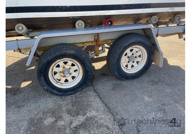 caption 2015 Custom Tandem Axle Boat Trailer