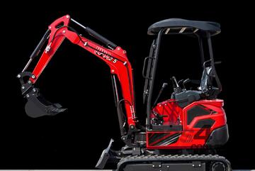 2.5 ton Mini Excavator with retractable tracks and swing boom $38,990+GST or around $199 pw finance