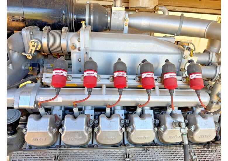 MTU E3042L3 Natural Gas Generator Set – V12 / 400kW / 490kVA – For Parts or Rebuild