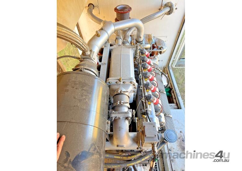 MTU E3042L3 Natural Gas Generator Set – V12 / 400kW / 490kVA – For Parts or Rebuild