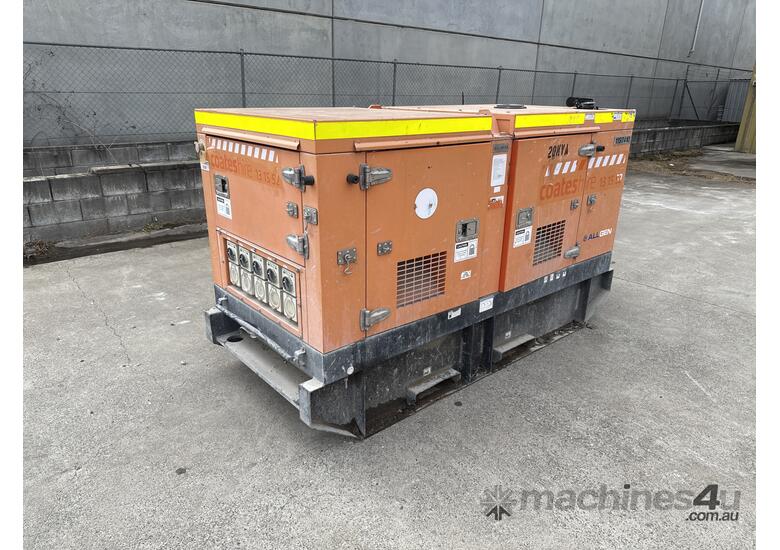 2018 Allgen MPLS20S-1S-SRAU Generator (20kVA) (3-Phase) (Ex Coates Hire)