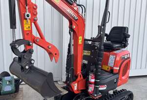 Used Mini Excavator 1.2 T RHINOCEROS XN12-8 Package Deal with 3 Cyl KUBOTA Engine