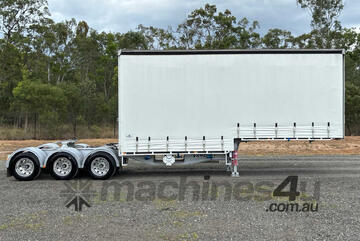 2022 Vawdrey VB S3 Tri Axle Drop Deck Curtainsider A Trailer