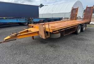Trailer TAG Trailer Bogie Ex-council Hydraulic ramps 20ft Tray 2006 WB7194 SN1855