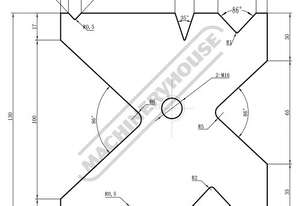DB130-3200 130mm Die Block Pressbrake Tooling 130mm Square x 3200mm Long Suits MetalMaster, Amada &