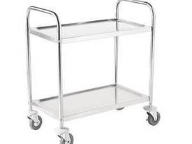 2 Tier Clearing Trolley Small Vogue F996  - picture0' - Click to enlarge
