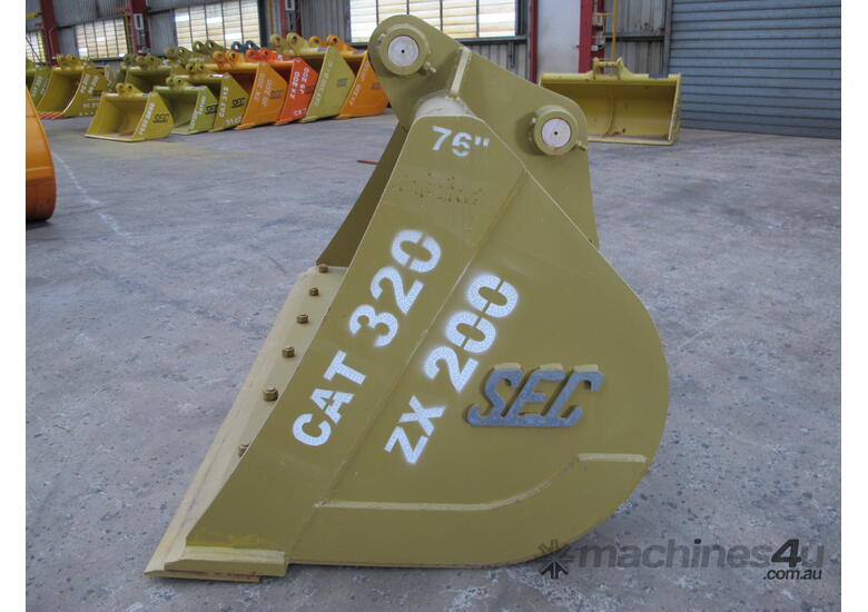  SEC 20 Ton Mud Bucket for Caterpillar CAT320 - Includes Pin, 1930mm Width