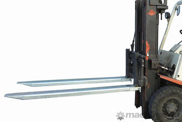 ACTIVE FORKLIFTS - Forklift Tyne extensions fork Slippers extenders Class 3 3500mm suite 150x60mm ty