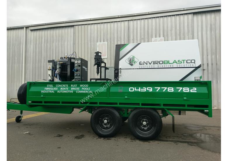 New 2019 rapidblast Mobile Wet Abrasive Blasting Setup Sand Blasting