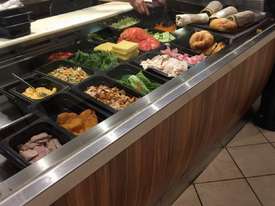 commercial salad bar display fridge - picture0' - Click to enlarge