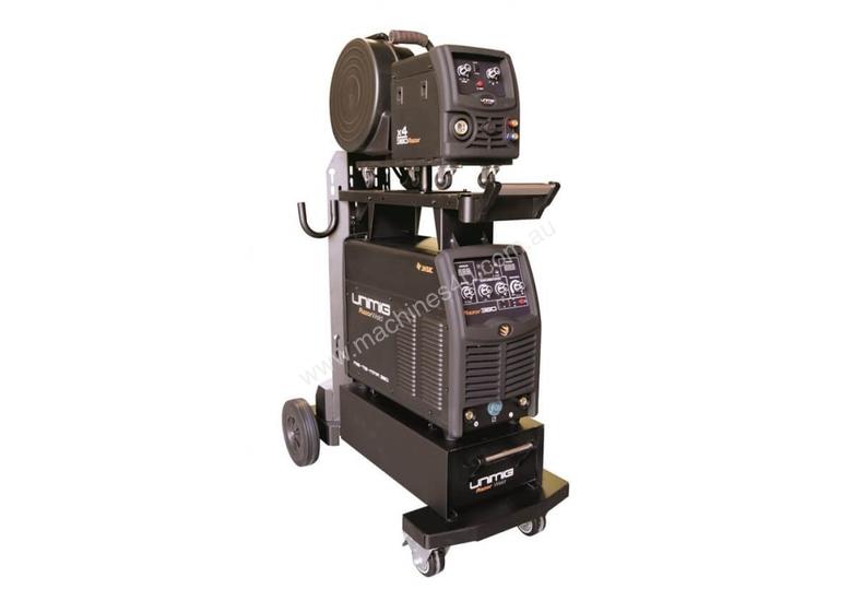 caption Unimig Inverter 350 SWF Mig Welder inc Trolley