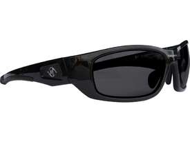 Maverick Safety Glasses - Black Frame Anti-reflective Smoke Lens - picture1' - Click to enlarge