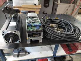  AC Servo Motor 1.3Kw Drive and Cables - picture0' - Click to enlarge