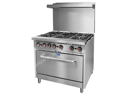 F.E.D. S36 Gasmax 6 Burner with Oven