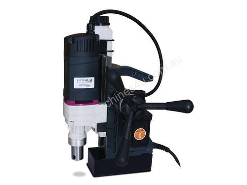 Magnetic Drill Press Power Feed 1600w OPTIMUM Premium Magnetic Core Drills
