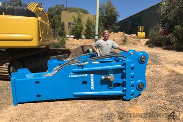 HYDRAULIC HAMMER HIRE 60 - 120 TON ROCK BREAKERS