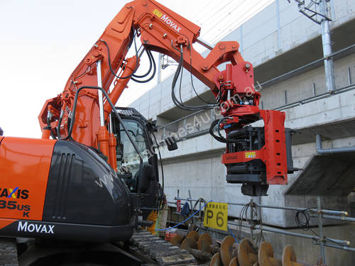 MOVAX EXCAVATOR MOUNTED PILE DRIVER (7-11 T)