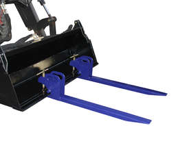 450KG CLAMP ON BUCKET FORK EXTENSIONS FOR BOB CAT FRONT END LOADER - picture1' - Click to enlarge