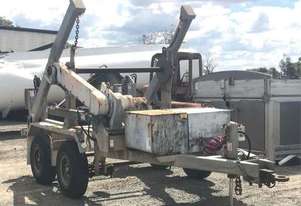 6ton cable drum trailer , 10kn hydrailc drum drive , self loader , ex local gov , 80 hrs