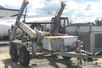 6ton cable drum trailer , 10kn hydrailc drum drive , self loader , ex local gov , 80 hrs 6ton cable drum trailer , 10kn hydrailc drum drive , self loader , ex local gov , 80 hrs