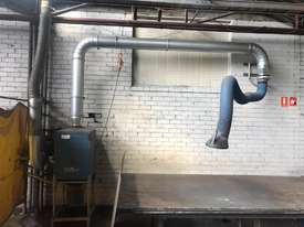 1998 Nederman 2 Head/Single Base Stations Welding Fume Exhaust Extractor - picture0' - Click to enlarge