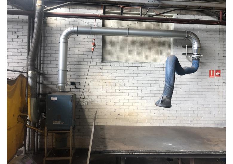 Used nederman 1998 Nederman 2 Head Single Base Stations Welding Fume