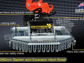 Slasher 4' Foot 1280mm Excavator Pick Up Brush Cutter mower ATTSLAS - picture1' - Click to enlarge