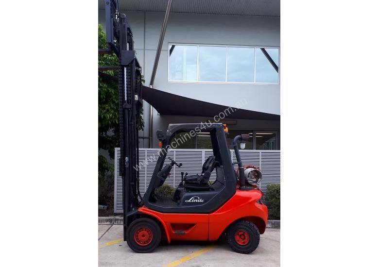 caption Used Forklift: H25T Genuine Preowned Linde 2.5t