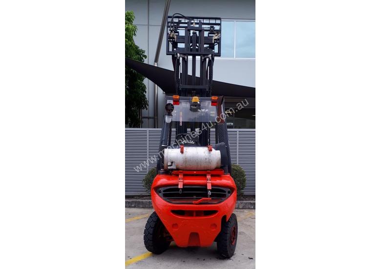 caption Used Forklift: H25T Genuine Preowned Linde 2.5t