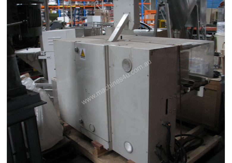 caption HORIZONTAL FORM FILL SEAL BAGGER WRAPPER MACHINE - Omori S-5700A-BX