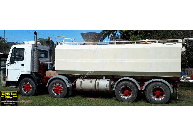 caption Volvo 19,000ltr Water Truck, ready to work. E.M.U.S. TS479