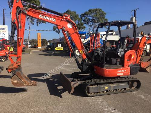 Used Kubota KX040-4HGLA Excavator