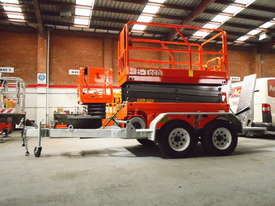 DINGLI E-TECH S0812-E  ELECTRIC SCISSOR LIFT AND TRAILER PACKAGE - picture0' - Click to enlarge