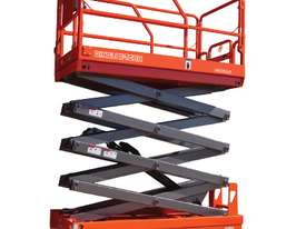 DINGLI E-TECH S0812-E  ELECTRIC SCISSOR LIFT AND TRAILER PACKAGE - picture1' - Click to enlarge