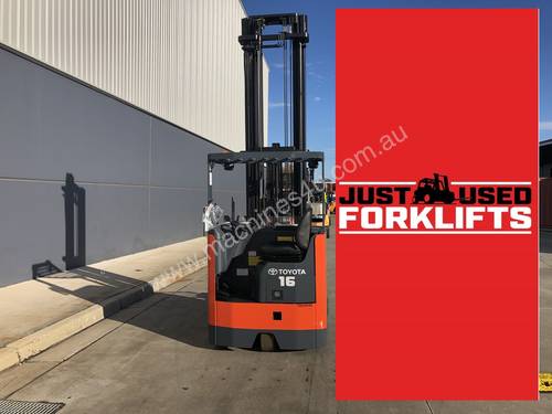 TOYOTA 6FBRE16 36076 1.6 TON 1600 KG CAPACITY REACH TRUCK FORKLIFT *** NEW BATTERY***