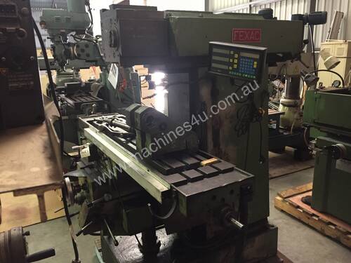 Used Fexac Model UMS Universal Milling Machine