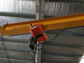 Modular Cranes 350kg Jib Crane w/ Elephant FB-3 Electric Chain Hoist 6mt high and wide - picture2' - Click to enlarge