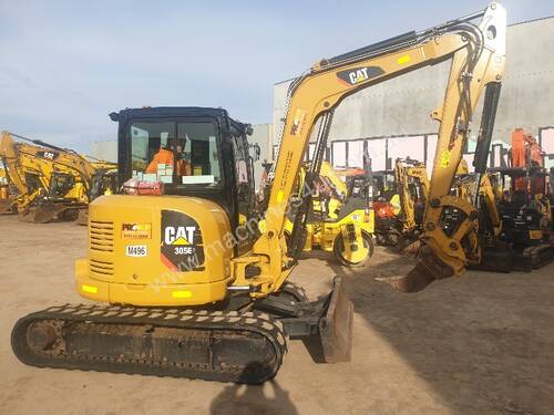 CAT 305E2 5T EXCAVATOR WITH LOW 1100 HOURS