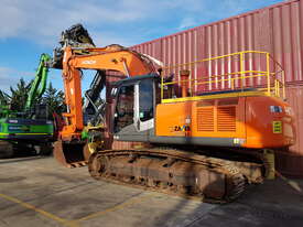 Low hour Hitachi Excavator Zaxis330LC with NEW 6t Genesis GXT555R rotating shear mounted to boom - picture2' - Click to enlarge