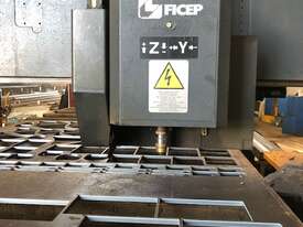 Used FICEP Plasma Drill Punch Plate Working machine - picture2' - Click to enlarge