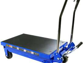 TRADEQUIP 6003T SCISSOR LIFT WORKSHOP TROLLEY 450KG - picture1' - Click to enlarge