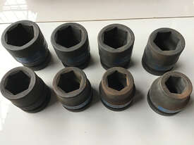 King Tony Impact Standard Socket Set 8PCE Pre Owned - picture0' - Click to enlarge
