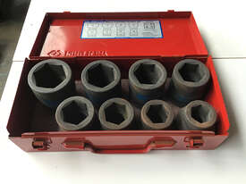King Tony Impact Standard Socket Set 8PCE Pre Owned - picture2' - Click to enlarge