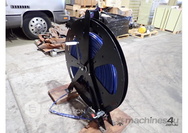 Used INDUSTRIAL HOSE SYSTEMS GF19F 50 HOSE REEL APPROX 100M X 25MM