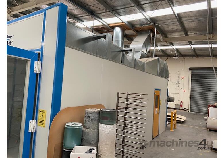 Used 2016 truflow Heated Semi Downdraft Spray Booth Spray booths in