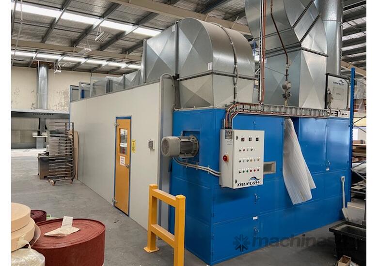 Used 2016 truflow Heated Semi Downdraft Spray Booth Spray booths in