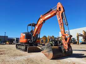 2017 KUBOTA U55-4 5.5T EXCAVATOR WITH 1420 HOURS, QC HITCH AND BUCKETS - picture0' - Click to enlarge