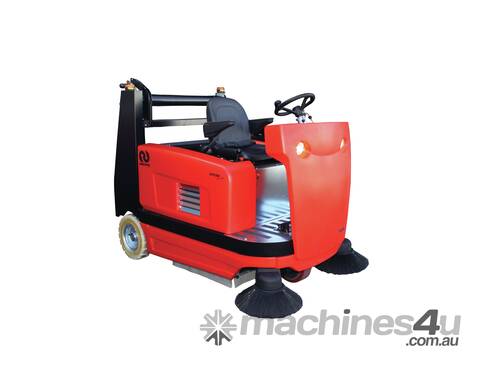 Sure Sweep 1300mm Battery Carpark Sweeper - Ride On